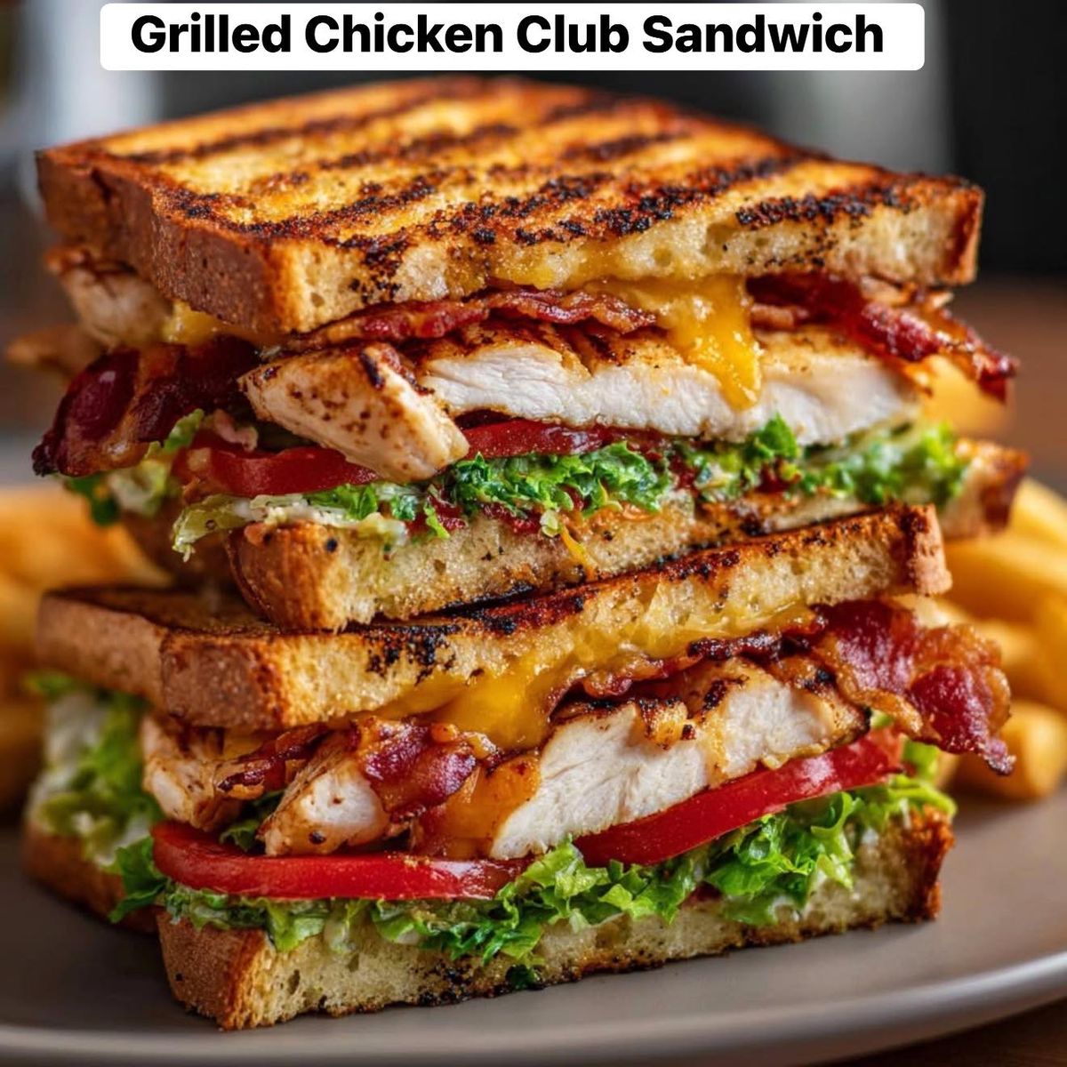 Chicken club sandwich