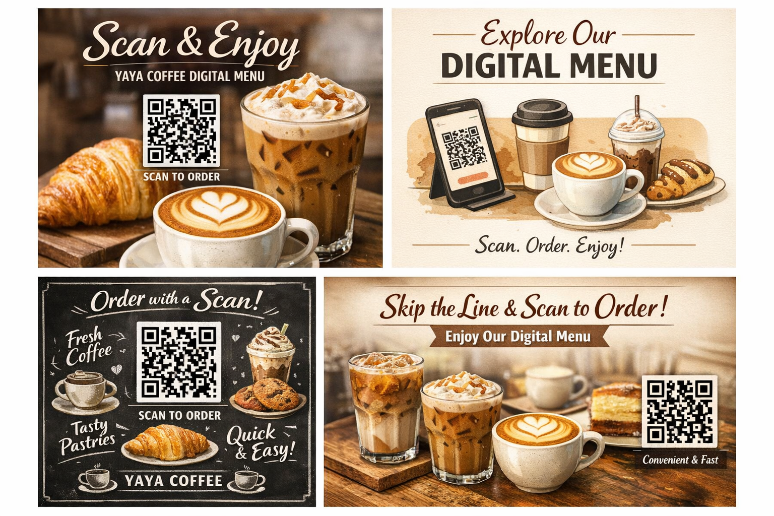 Digital Menu on Smartphone